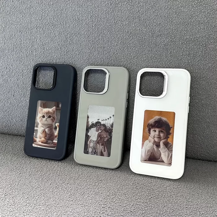 Personalized E-ink Phone Case Design