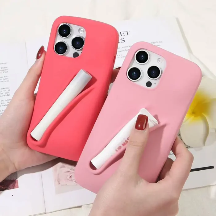 Lipstick phone case