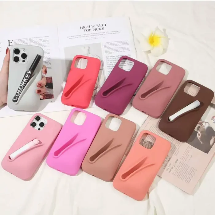 Lipstick phone case has a variety of colors