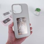 Color e ink phone case with frosted texture