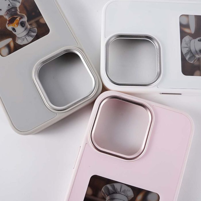 2024NFC ink screen mobile phone case frosted metal lens frame
