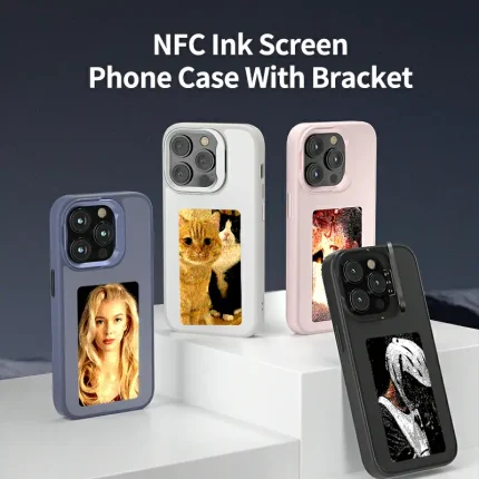 E ink Phone Case with Holder is for iPhone 13~16 Series