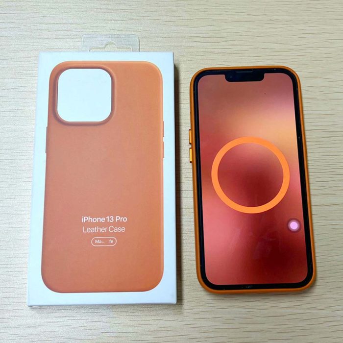 iPhone 13 genuine leather protective case