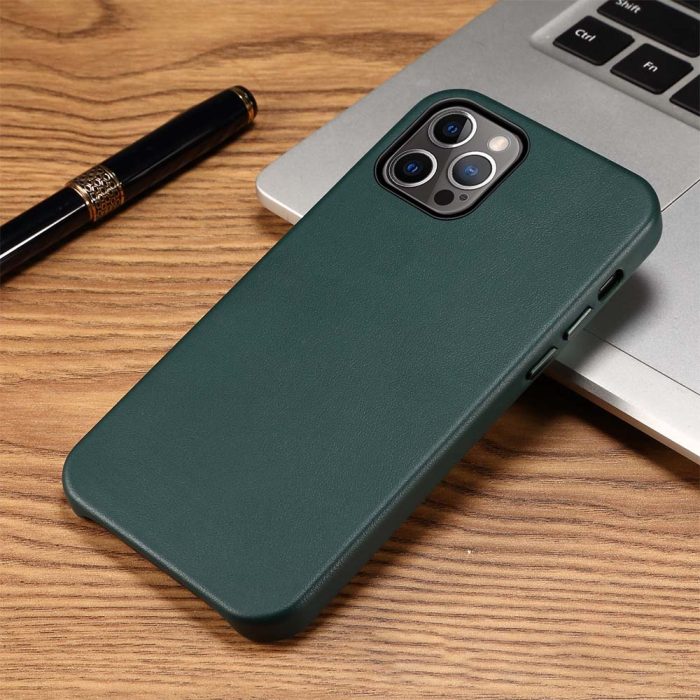 iPhone 14 phone case placed on the corner of the laptop