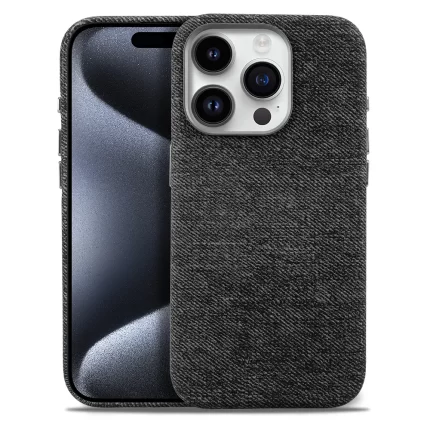 Canvas Grain  Leather Case Be Suitable For iPhone 11 12 13 14 15 Pro Max Phone Case