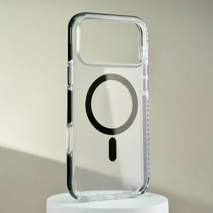 TPE Wave Transparent Magnetic Phone Case