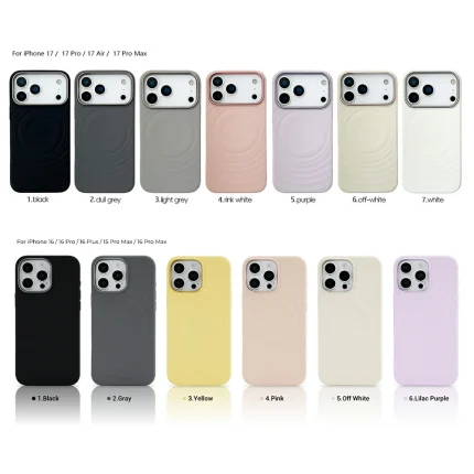 Cream Wave Silicone Magnetic Phone Case