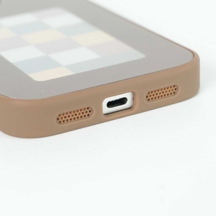 Showcased the bottom dust hole of the E ink NFC phone case