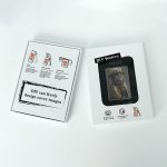 The packaging of the NFC protected wallet is displayed