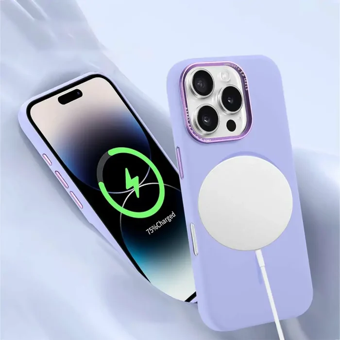 Silicone MagSafe phone case and silicone phone case for iPhone 14