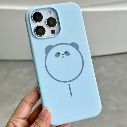 Big Camera Silicone Panda Magnetic  Case