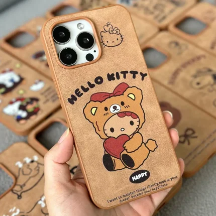 Cartoon Leather Phone Case