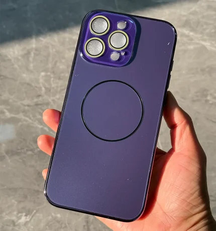Glossy Plated Magnetic Phone Case