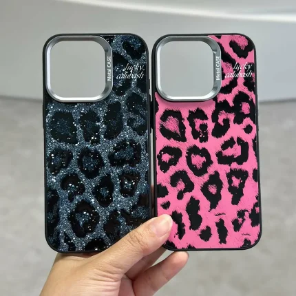 Metal Liquid Embossed Magnetic Phone Case