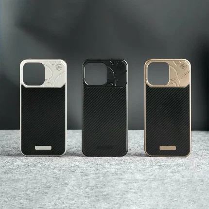Line Carbon Fiber Pattern Aromatherapy Case with Magnetic