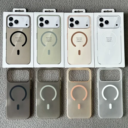 Matte Three Pack PC Transparent Magnetic Case