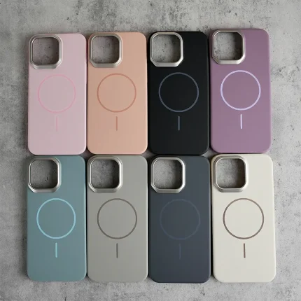 Metal Frame Ultra-thin Skin-touch Magnetic Case