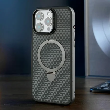 Root Go Lingdun Source Pattern Phone Case with Fulcrum Holder